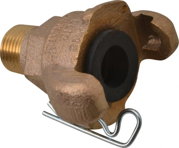 Dixon Valve & Coupling - 1/2" NPT, Universal Hose Coupling with Male NPT Ends - Brass - Exact Tooling