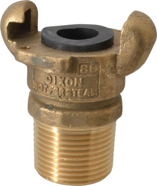 Dixon Valve & Coupling - 1" NPT, Universal Hose Coupling with Male NPT Ends - Brass - Exact Tooling