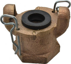 Dixon Valve & Coupling - 1" NPT, Universal Hose Coupling with Female NPT Ends - Brass - Exact Tooling