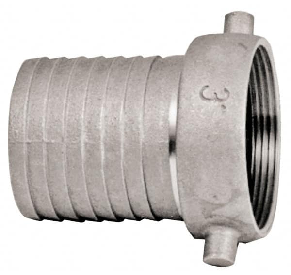 Dixon Valve & Coupling - 6" Aluminum/Brass Suction Female Coupling - Short Shank - Exact Tooling