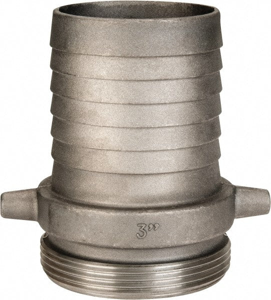 Dixon Valve & Coupling - 3" Aluminum/Brass Suction Male Coupling - Short Shank - Exact Tooling