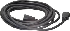 Southwire - 25', 14/3 Gauge/Conductors, Black Outdoor Extension Cord - 1 Receptacle, 15 Amps, UL SJEOW, NEMA 5-15P, 5-15R - Exact Tooling