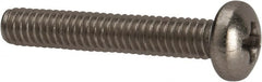 Value Collection - #8-32 UNC, 1" Length Under Head Phillips Drive Machine Screw - Pan Head, Grade 316 Stainless Steel, Uncoated, Without Washer - Exact Tooling