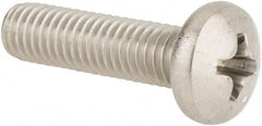 Value Collection - #10-32 UNF, 3/4" Length Under Head Phillips Drive Machine Screw - Pan Head, Grade 316 Stainless Steel, Uncoated, Without Washer - Exact Tooling