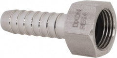 Dixon Valve & Coupling - 1/2" Stainless Steel Suction Female Coupling withNut - Short Shank - Exact Tooling