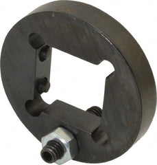 Made in USA - Metal Cutting & Forming Machine Work Stop - For Use with Arbor Press (1" Square Ram) - Exact Tooling