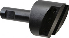 Made in USA - 1-3/8" Head, 1/2" Shank Diam, 1 Bit Per Cutter, 5/16" Tool Bit, Fly Cutter - Straight Shank - Exact Tooling