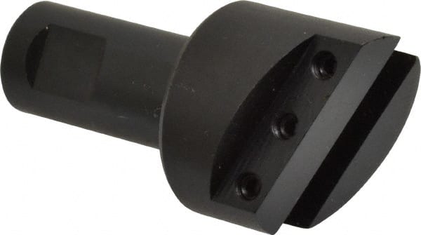 Made in USA - 1-3/8" Head, 3/4" Shank Diam, 1 Bit Per Cutter, 5/16" Tool Bit, Fly Cutter - Straight Shank - Exact Tooling