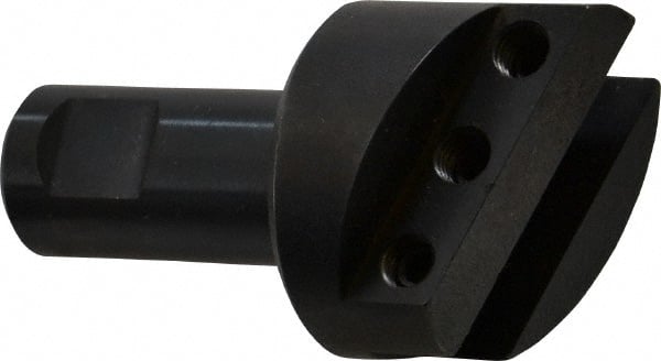 Made in USA - 1-1/2" Head, 3/4" Shank Diam, 1 Bit Per Cutter, 3/8" Tool Bit, Fly Cutter - Straight Shank - Exact Tooling