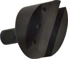 Made in USA - 2-1/2" Head, 3/4" Shank Diam, 1 Bit Per Cutter, 1/2" Tool Bit, Fly Cutter - Straight Shank - Exact Tooling