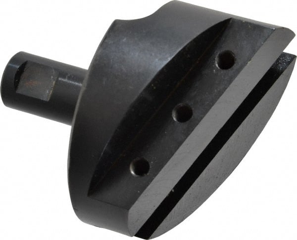 Made in USA - 3" Head, 3/4" Shank Diam, 1 Bit Per Cutter, 1/2" Tool Bit, Fly Cutter - Straight Shank - Exact Tooling