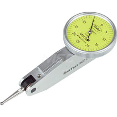 Mahr - Dial Test Indicators; Maximum Measurement (Decimal Inch): 0.0100 ; Maximum Measurement (mm): 0.25 ; Dial Graduation (Decimal Inch): 0.000400 ; Dial Graduation (mm): 0.0100 ; Dial Reading: 25-0-25 ; Dial Diameter (Inch): 1.1 - Exact Tooling