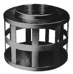 Kuriyama of America - 3" Hose, Square Hole Strainer - Plated Steel - Exact Tooling
