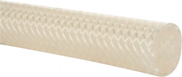 NewAge Industries - 3/8" ID x 0.655" OD, Cut to Length (100' Standard Length) Silicone Tube - Natural, 166 Max psi, 60 Shore A Hardness - Exact Tooling