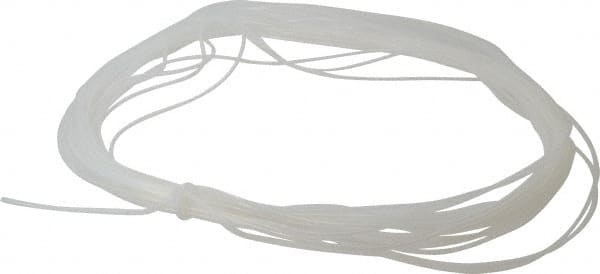 NewAge Industries - 1/16" ID x 1/8" OD, 1/32" Wall Thickness, 50' Long, Silicone Tube - Natural, 60 Shore A Hardness - Exact Tooling