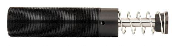 Parker - 1-12 Thread, 1/4 Rod Diam, 1.58 Stroke Length, Male Button Shock - 0.87 Shock Outside Diam, 7.44 OAL - Exact Tooling