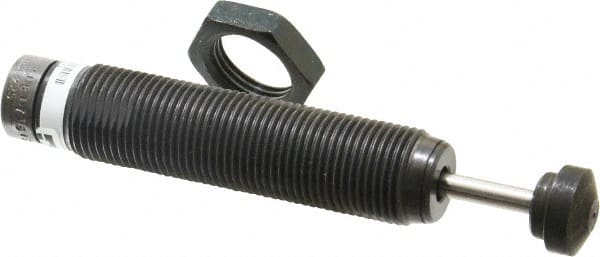 Parker - 3/4-16 Thread, 0.19 Rod Diam, 3/4 Stroke Length, Male Button Shock - 0.66 Shock Outside Diam, 4.67 OAL - Exact Tooling