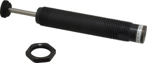 Parker - 1-12 Thread, 1/4 Rod Diam, 1.58 Stroke Length, Male Button Shock - 0.88 Shock Outside Diam, 7.44 OAL - Exact Tooling