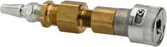 North - 2" Long, 1/2" Internal Diam, Coupler for SAR Systems - Gold & Silver, Compatible with CF2000 Series - Exact Tooling