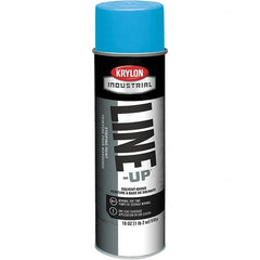 Krylon - 18 fl oz Blue Striping Paint - 234 to 332 Sq Ft/Gal Coverage, Solvent-Based Formula - Exact Tooling