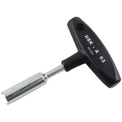 Iscar - Rotary Tool Holder Wrench - Use with HSK Shank Tool, Compatible with HSK63 Taper Size - Exact Tooling