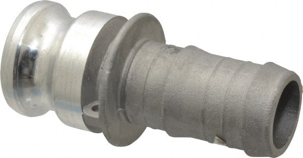 EVER-TITE Coupling Products - 1-1/2" Aluminum Cam & Groove Suction & Discharge Hose Male Adapter Hose Shank - Part E, 250 Max psi - Exact Tooling