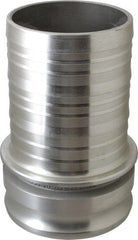 EVER-TITE Coupling Products - 6" Aluminum Cam & Groove Suction & Discharge Hose Male Adapter Hose Shank - Part E, 75 Max psi - Exact Tooling