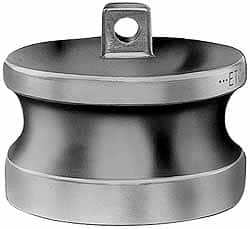 EVER-TITE Coupling Products - 1/2" Aluminum Cam & Groove Suction & Discharge Hose Dust Plug For Use with Couplers - Part DP, 250 Max psi - Exact Tooling