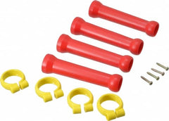 Value Collection - 1/2" Hose Inside Diam, Coolant Hose Extension Element Kit - Includes (4) 1/2" Element Clamps, (4) 1/2" Extension Elements, for Use with Snap Together Hose System, 8 Pieces - Exact Tooling
