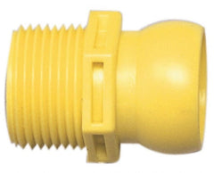Value Collection - 4 Piece, 3/4" Hose ID, Male to Male Coolant Hose Connector - 3/4" BSPT, For Snap Flow Modular Hose Systems - Exact Tooling