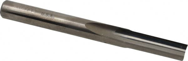 Onsrud - 1/4" Diam, 1/4" Shank Diam, 3/4" Length of Cut, 1 Flute Single Edge Straight Router Bit - 2-1/2" Overall Length, Left Hand Cut, Solid Carbide - Exact Tooling