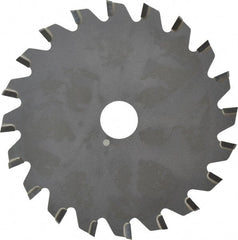 Onsrud - 4" Diam x 0.095" Blade Thickness x 5/8" Arbor Hole Diam, 20 Tooth Slitting and Slotting Saw - Arbor Connection, Right Hand, Uncoated, Carbide-Tipped, 0° Rake - Exact Tooling