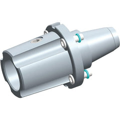 Exsys-Eppinger - PRECI-FLEX Straight Shank with Weldon Flat 3/4" Hole End Mill Holder/Adapter - 3/4" Nose Diam, 43mm Projection, Through Coolant - Exact Tooling