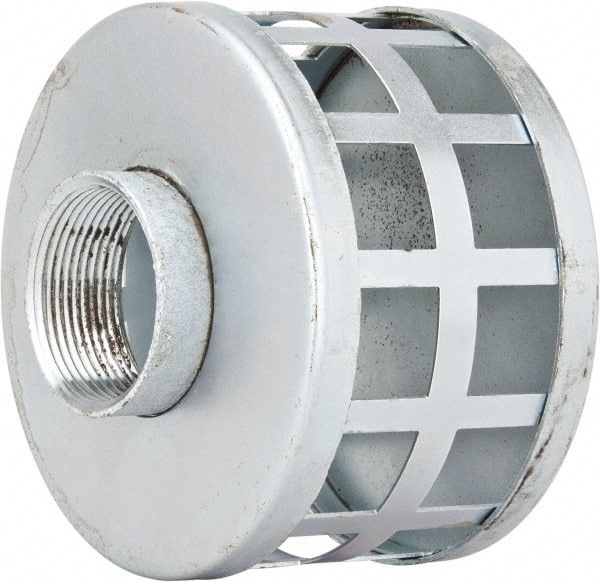 Kuriyama of America - 1-1/2" Hose, Square Hole Strainer - Plated Steel - Exact Tooling