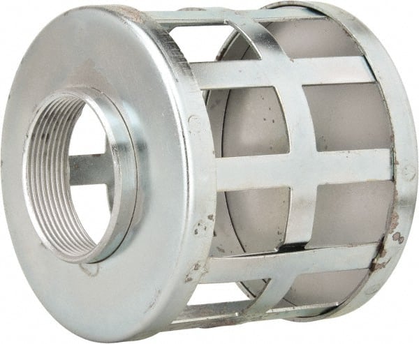 Kuriyama of America - 2" Hose, Square Hole Strainer - Plated Steel - Exact Tooling
