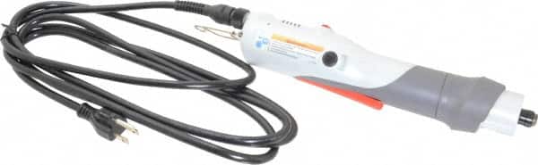 Ingersoll-Rand - lnline Handle, 700 RPM, 11 to 26 In/Lb Torque, Electric Screwdriver - 1/4" Bit Holder, 115 Volts, 0.45 Amps - Exact Tooling