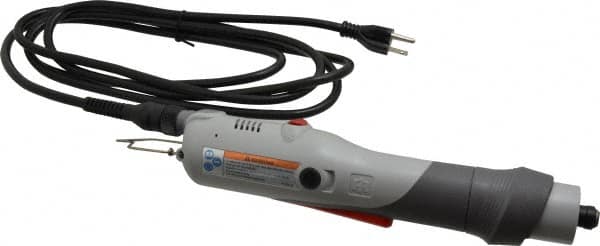 Ingersoll-Rand - lnline Handle, 1,200 RPM, 11 to 26 In/Lb Torque, Electric Screwdriver - 1/4" Bit Holder, 115 Volts, 0.45 Amps - Exact Tooling