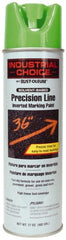 Rust-Oleum - 17 fl oz Green Marking Paint - 600' to 700' Coverage at 1" Wide, Solvent-Based Formula - Exact Tooling