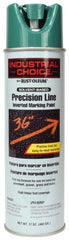 Rust-Oleum - 17 fl oz Green Marking Paint - 600' to 700' Coverage at 1" Wide, Solvent-Based Formula - Exact Tooling