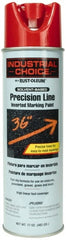 Rust-Oleum - 17 fl oz Red Marking Paint - 600' to 700' Coverage at 1" Wide, Solvent-Based Formula - Exact Tooling