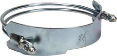 Kuriyama of America - 8" Hose, Spiral Double Bolt Hose Clamp - Plated Steel - Exact Tooling