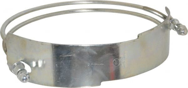 Kuriyama of America - 10" Hose, Spiral Double Bolt Hose Clamp - Plated Steel - Exact Tooling