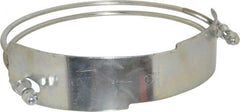 Kuriyama of America - 10" Hose, Spiral Double Bolt Hose Clamp - Plated Steel - Exact Tooling