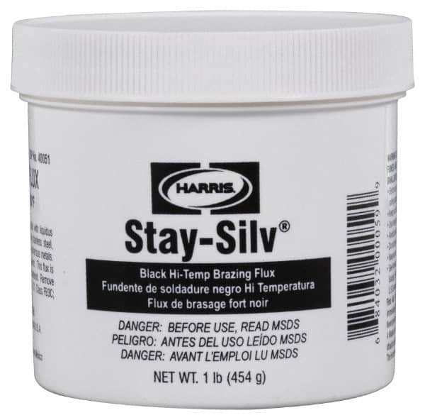 Harris Products - 1 Lb. Black Paste Flux - Jar Container - Exact Tooling