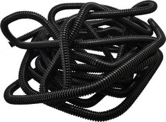 Hi-Tech Duravent - 3/4" ID, 25' Long, Polyethylene Blower & Duct Hose - Black, 1-1/2" Bend Radius, 26 In/Hg, 40 Max psi, -30 to 160°F, UV Resistant - Exact Tooling