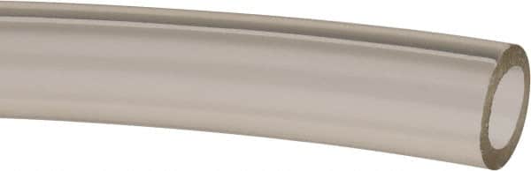 Made in USA - 1/2" ID x 3/4" OD, 1/8" Wall Thickness, Cut to Length (50' Standard Length) Plastic Tube - Clear, 36 Max psi, 63 Hardness - Exact Tooling