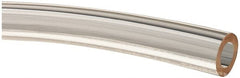Made in USA - 3/8" ID x 5/8" OD, 1/8" Wall Thickness, Cut to Length (50' Standard Length) Plastic Tube - Clear, 45 Max psi, 65 Hardness - Exact Tooling