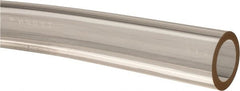 Made in USA - 5/8" ID x 7/8" OD, 1/8" Wall Thickness, Cut to Length (50' Standard Length) Plastic Tube - Clear, 21 Max psi, 40 Hardness - Exact Tooling