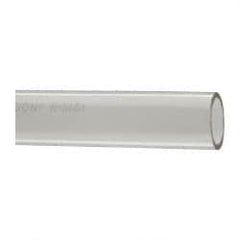 Made in USA - 1" ID x 1-1/4" OD, 1/8" Wall Thickness, Cut to Length (50' Standard Length) Plastic Tube - Clear, 14 Max psi, 40 Hardness - Exact Tooling