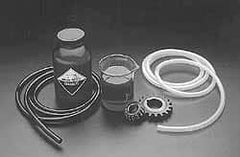 Made in USA - 5/8" ID x 7/8" OD, 1/8" Wall Thickness, 50' Long, Tygon Tube - Clear, 27 Max psi, 64 Hardness - Exact Tooling